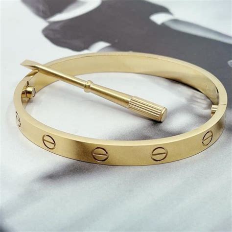 cartier love bracelet dupe ebay|cartier love bracelet look real.